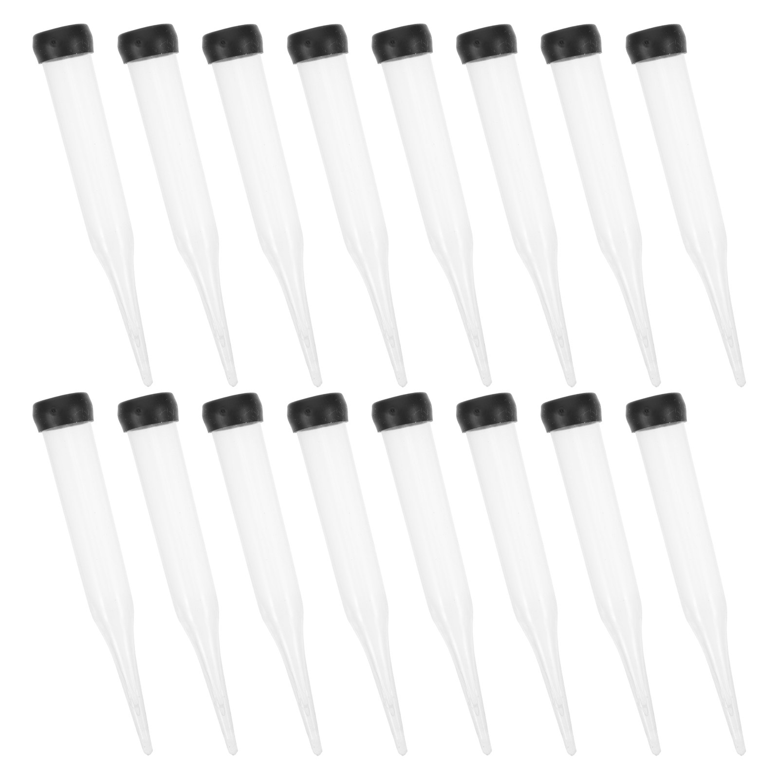 Florist Flower Supply - 50Pcs Clear Plastic Water Tubes for