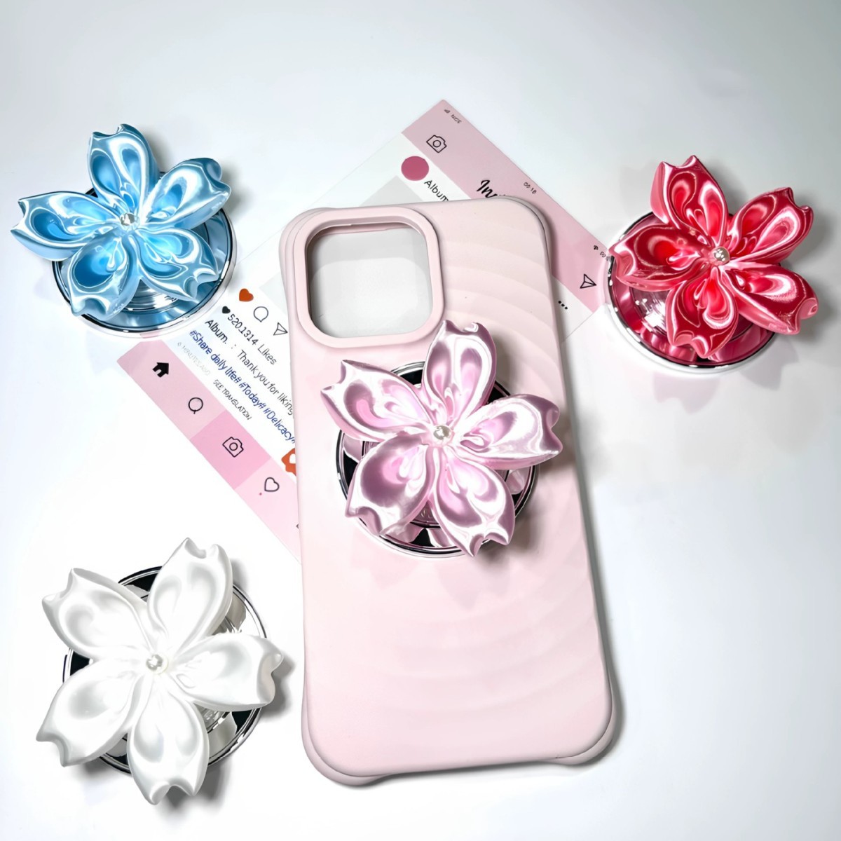 Satin Pearl Flower Magnetic Ph - Supply Florist 评论和价格