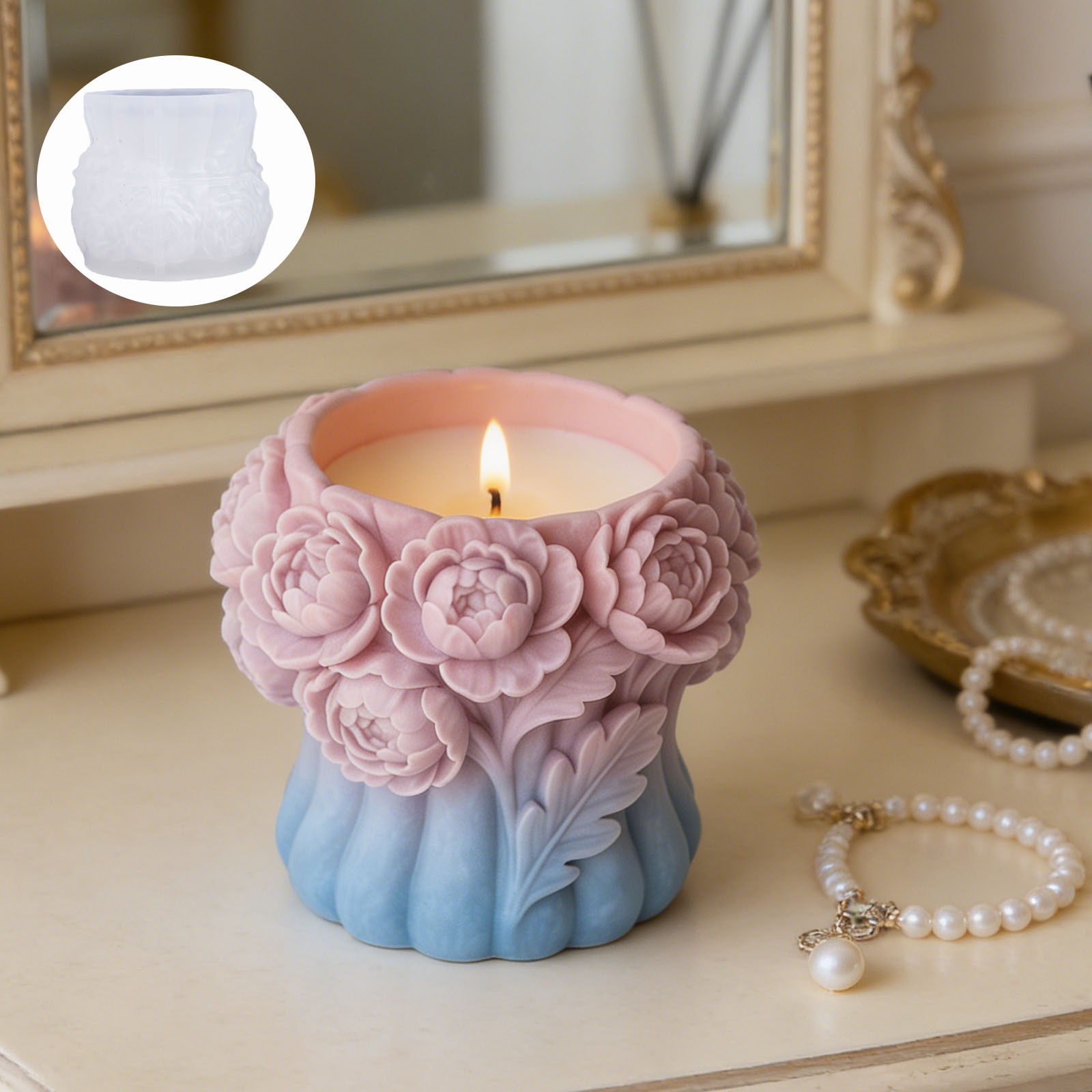 3D Flower Vase Silicone Mold L - Florist Supply Vases 评论和价格