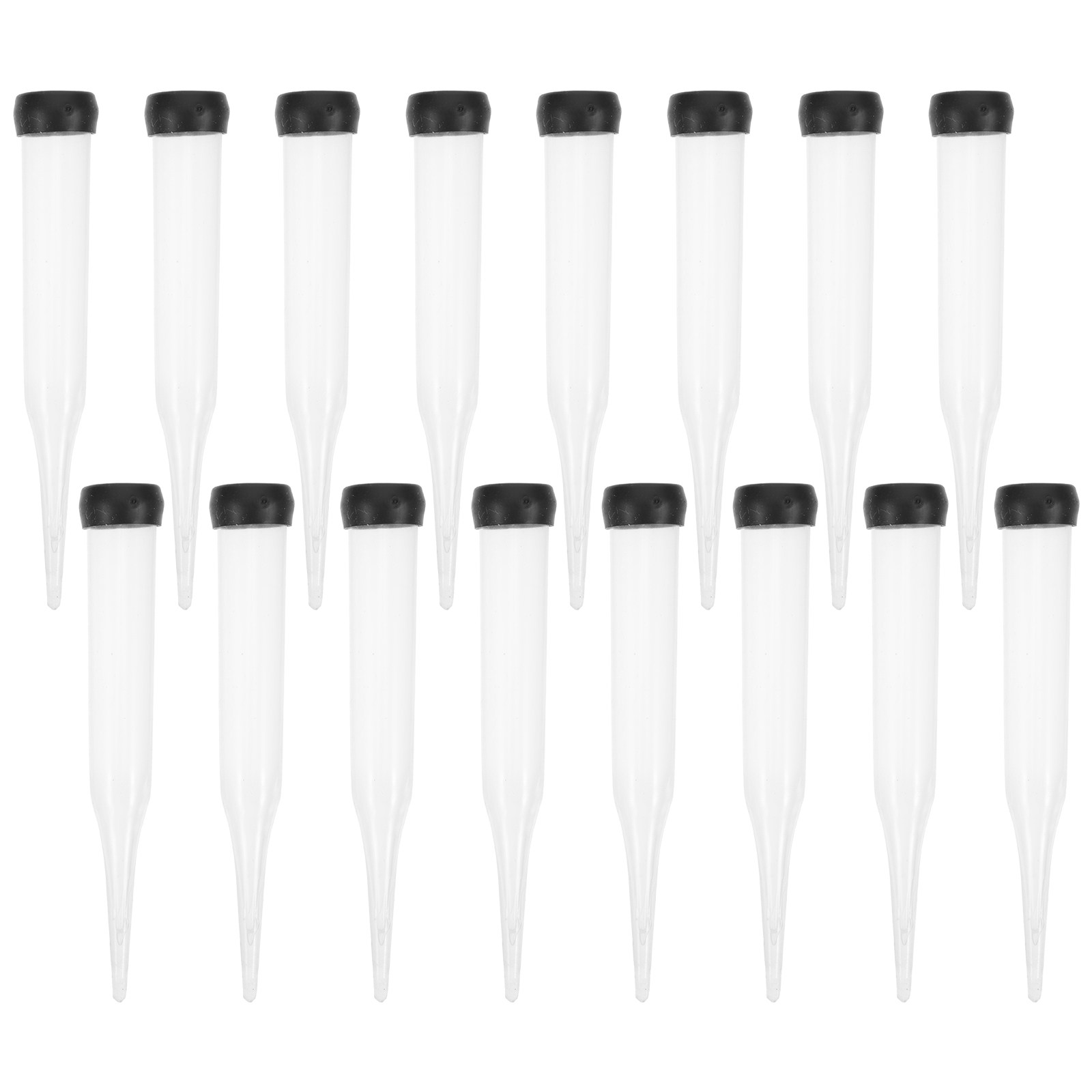 50Pcs Clear Plastic Water Tube - Florist Flower Supply 评论和价格