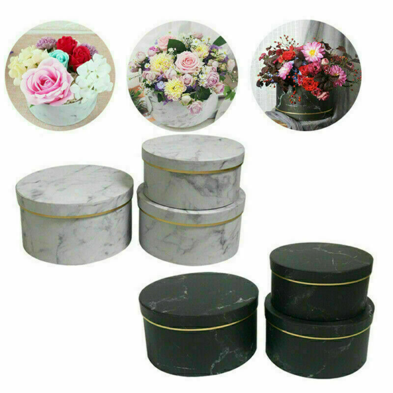 3Pcs Florist Hat Boxes Xmas Fl - Florist Supply Vases 评论和价格