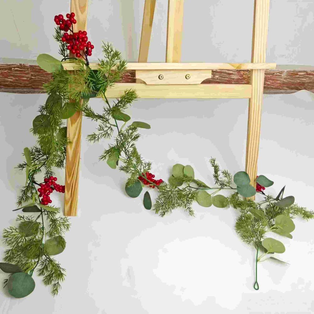 5.9-Foot Length Christmas Garl - Eucalyptus Preserved 评论和价格