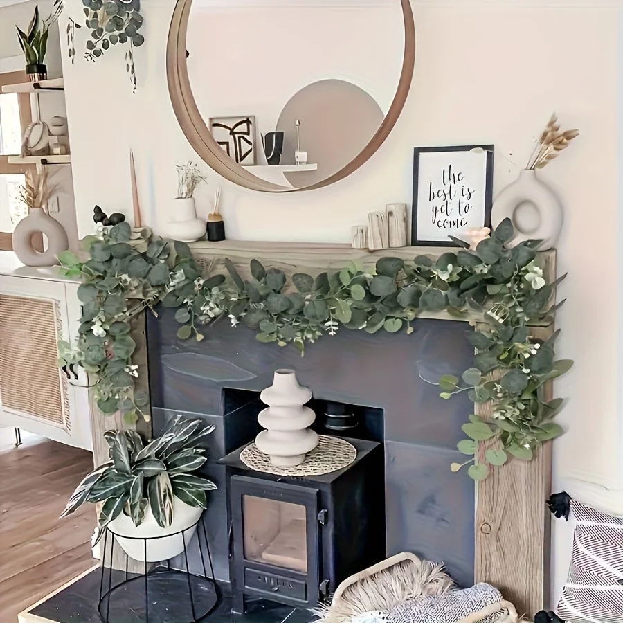 Artificial Eucalyptus Wreath F - Eucalyptus Preserved 评论和价格