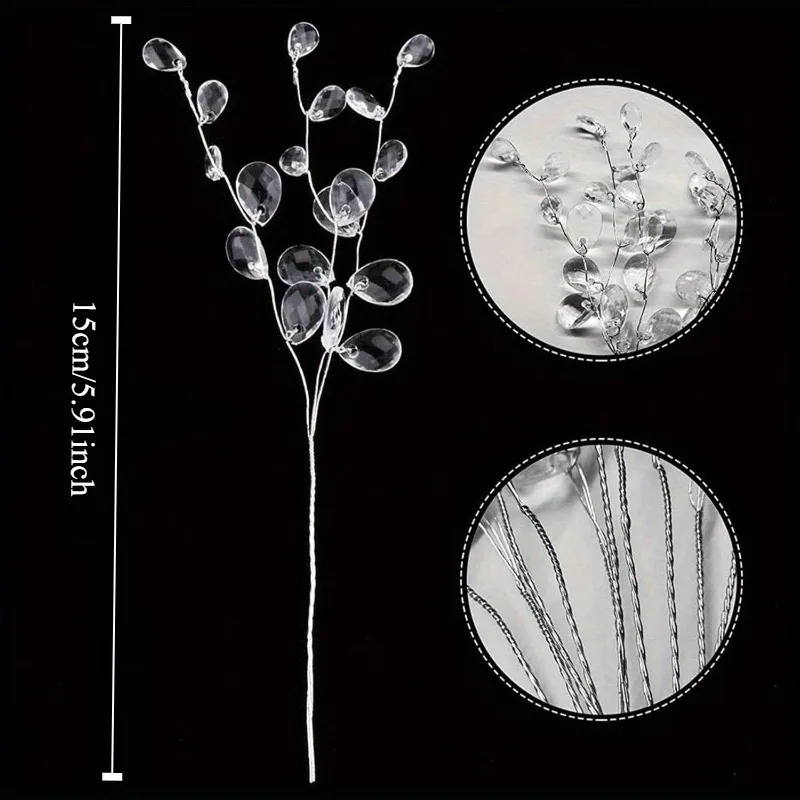 10/20pcs Acrylic Bead Flower S - Florist Supply Bulk 评论和价格